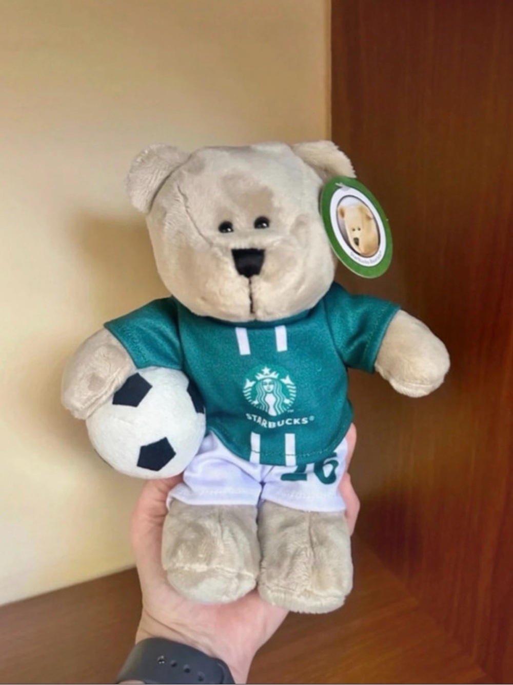 Starbucks Plush Bearista Bear Summer Europe Soccer Football 2026